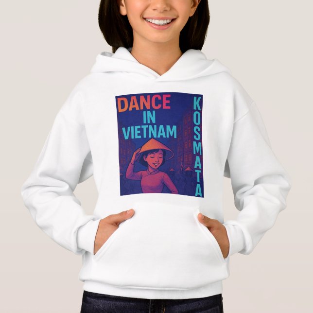 Dance in Vietnam - Hoodie Mädchen (Vorderseite)