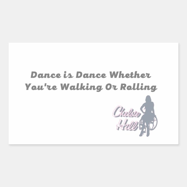 Dance is Dance Rollettes Sticker (Vorderseite)