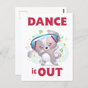 Dance it Out Postkarte