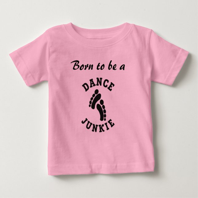 Dance Junkie Baby T - Shirt (Vorderseite)