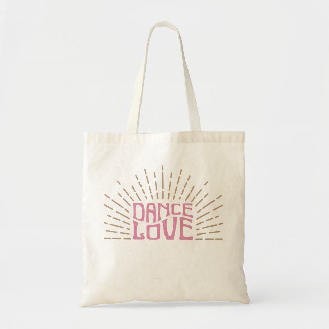 "Dance Liebe" Tote Bag Tragetasche (Vorne)