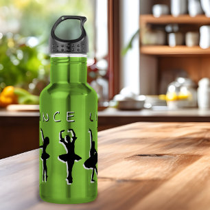 Dance Life Ballerinas Apple Green Water Flasche Edelstahlflasche