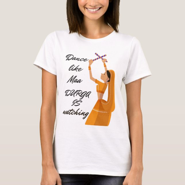Dance like Durga T - Shirt - Feiern Dussehra in S (Vorderseite)