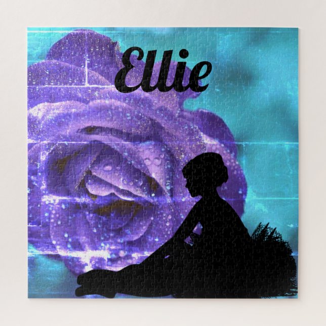 Dance Lila Rose Abstrakt 676 Stück Puzzle (Vertikal)