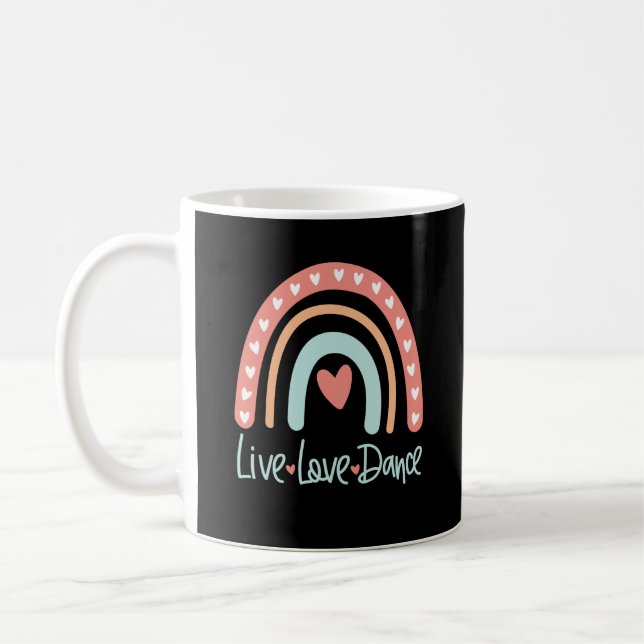 Dance Live Liebe Dancer Ballet Anstich Hip Hop Tea Kaffeetasse (Links)