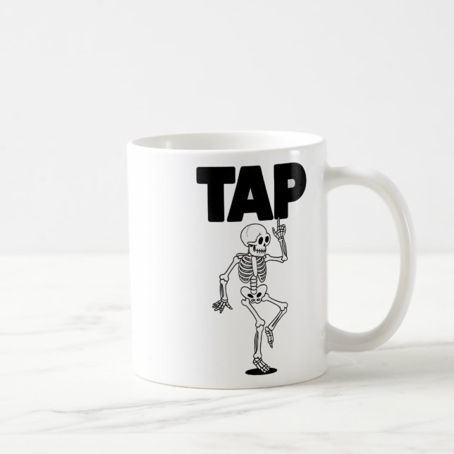 Dance Lover Skeleton Dancing Teacher Dancer gestoc Kaffeetasse (Rechts)