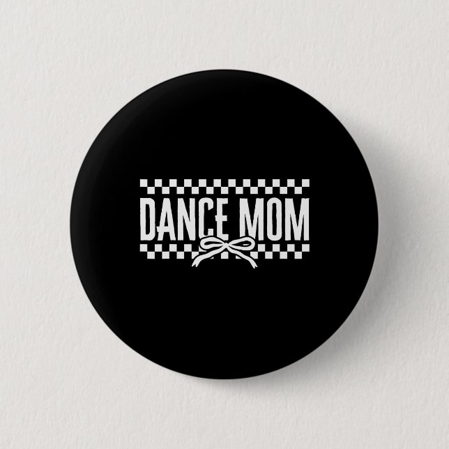 Dance Mama Coquette Dancer Mama Dancing Moth Button (Vorderseite)