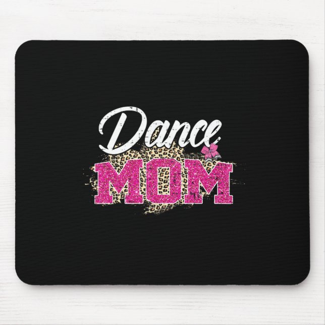 Dance Mama Leopard Funny Dancing Mama Muttertag Mousepad (Vorne)