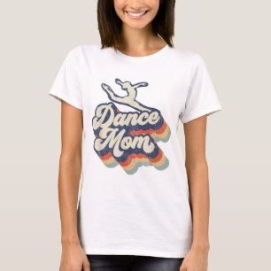 Dance Mama Retro Sunset Dance Mama Weihnachten T-Shirt