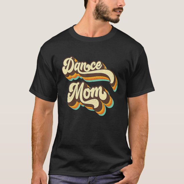 Dance Mom Retro 70s 60s Disco Dance Party Womens C T-Shirt (Vorderseite)