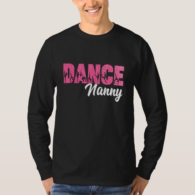 Dance Nanny Of A Dancer Nanny Dancing Leopard Moth T-Shirt (Vorderseite)