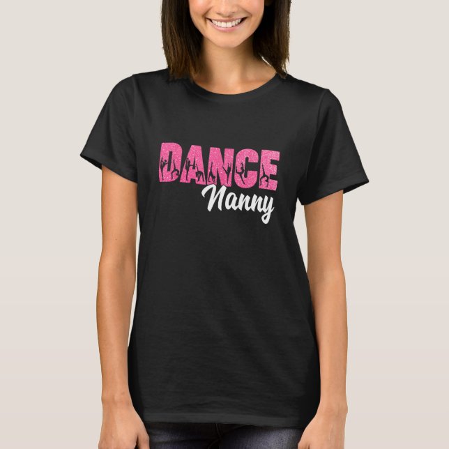 Dance Nanny Of A Dancer Nanny Dancing Leopard Moth T-Shirt (Vorderseite)