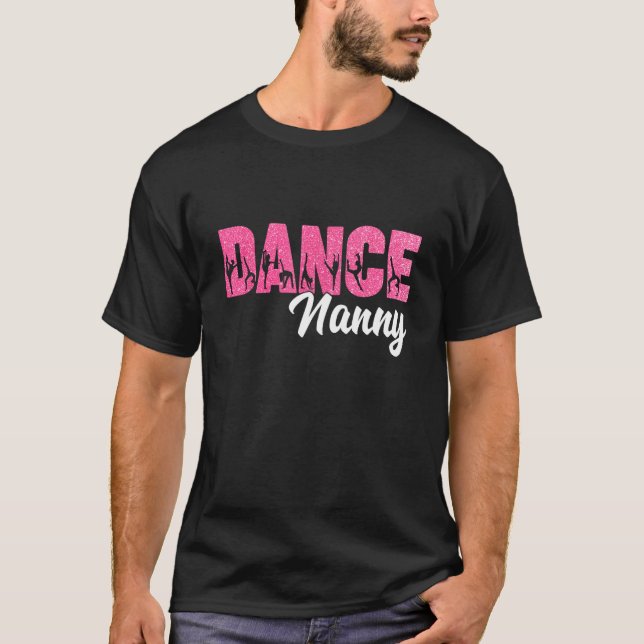 Dance Nanny Of A Dancer Nanny Dancing Leopard Moth T-Shirt (Vorderseite)