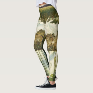 Dance of the Whooping Cranes, 1939 von N. C. Wyeth Leggings
