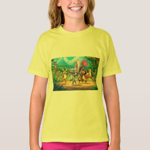 Dance-Off Extravaganza: Cartoon Rabbit nimmt Zentr T-Shirt