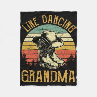 Dance Oma Dancing Country Mu Fleecedecke