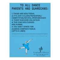 Dance Parent Erinnerung Sheep Sky Blue