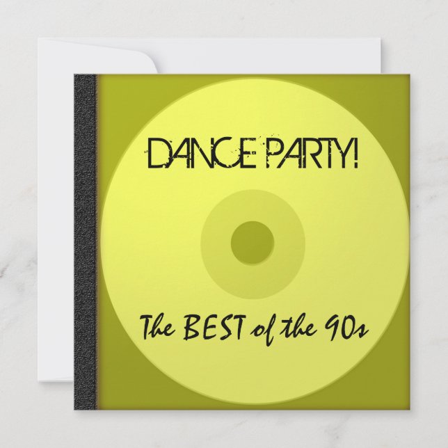 Dance Party CD Einladen Einladung (Vorderseite)