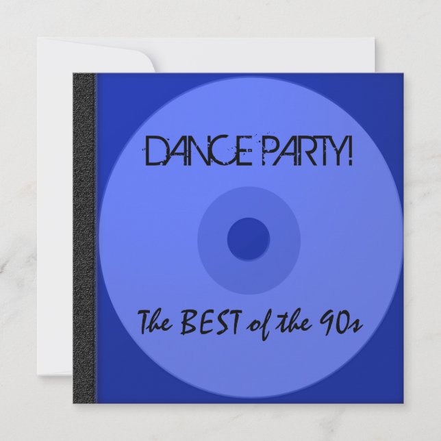 Dance Party CD Einladung (Vorderseite)