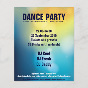 Dance Party Flyer Nr. 1