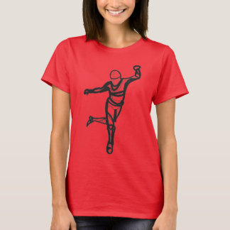 Dance Ringer-T-Shirt gestochen T-Shirt