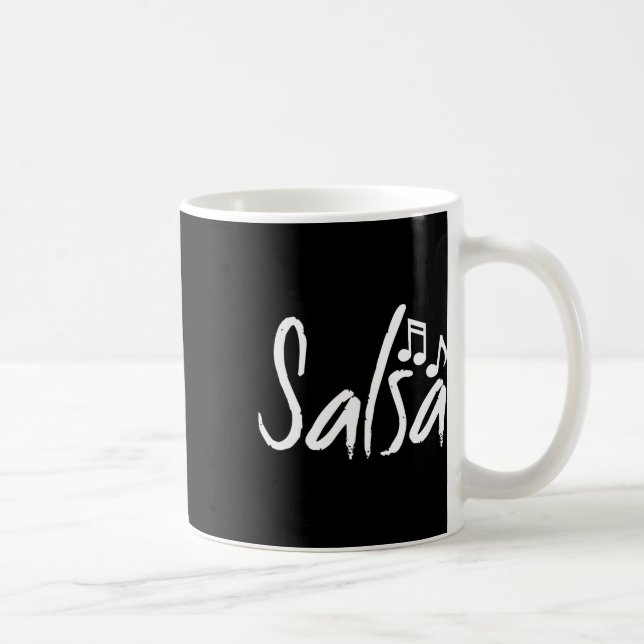 Dance Shirt Salsa Funny Dancing Geschenke Kaffeetasse (Rechts)