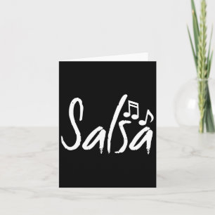 Dance Shirt Salsa Funny Dancing Geschenke Karte
