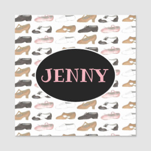 Dance Shoes Ballet Stich Jazz Lyrical Geburtstagsp Namensschild