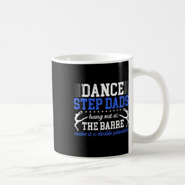 Dance Step Papa Funny Dancing Stepdad von einem Tä Kaffeetasse (Rechts)