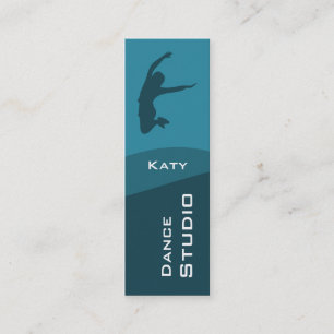 Dance Studio Business Card Mini Visitenkarte