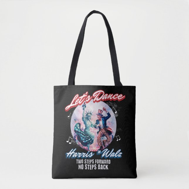 Dance The Harris Walz 2024 Liberty and Uncle Sam (Vorderseite)