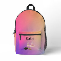 Dance themed Personalized backpack - Ballet Tap