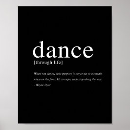 Dance Through Life - 8"x10" Art Print Poster