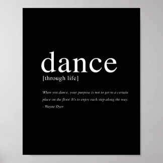 Dance Through Life - 8"x10" Art Print Poster