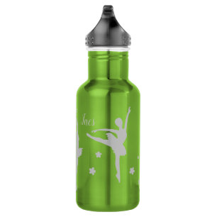 Dance Through Life Quote Dancer Gift Ballerina Edelstahlflasche