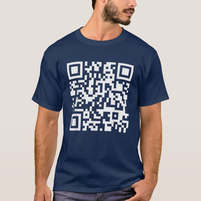 Dance Troll QR Funny Präsident Trump Tanzcode T-Shirt (Vorderseite)