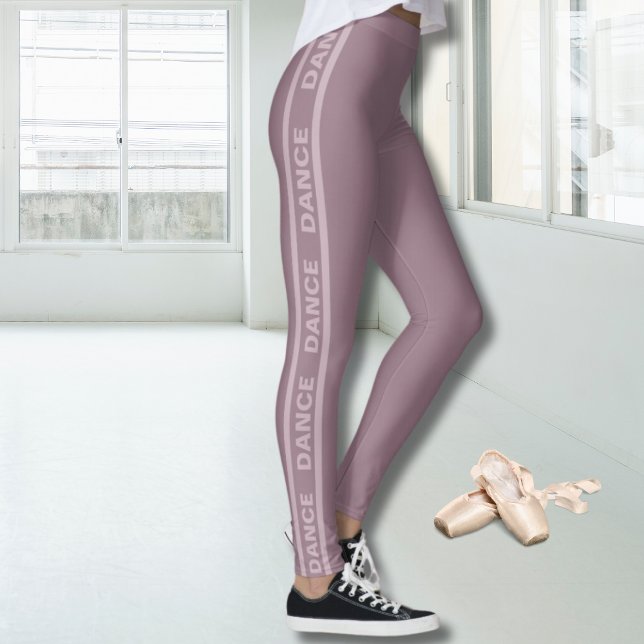 Dance Warm Up Leggings für Tänzer (Dance class warm up leggings - dusty pink)