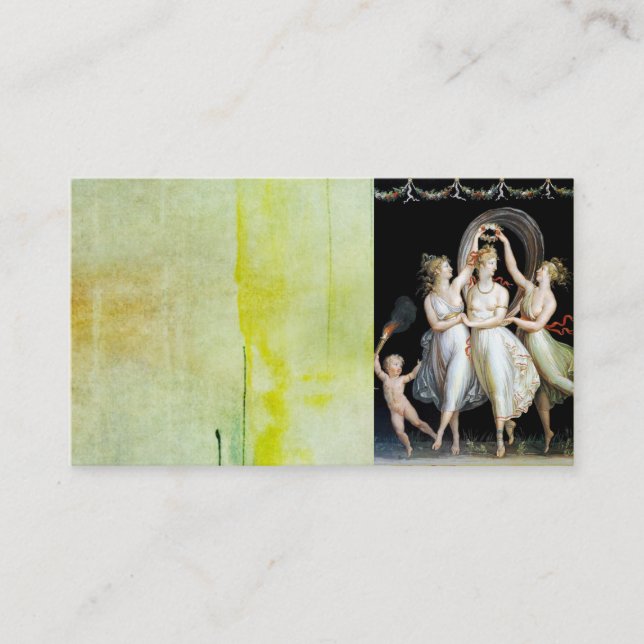 Dance Women Business Card Visitenkarte (Vorderseite)
