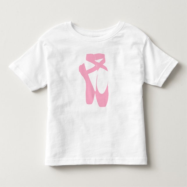 "Dance your face Off" Ballettschuhe Shirt für Klei (Vorderseite)