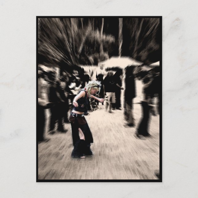 Dancefloor Glimpses Postkarte (Vorderseite)