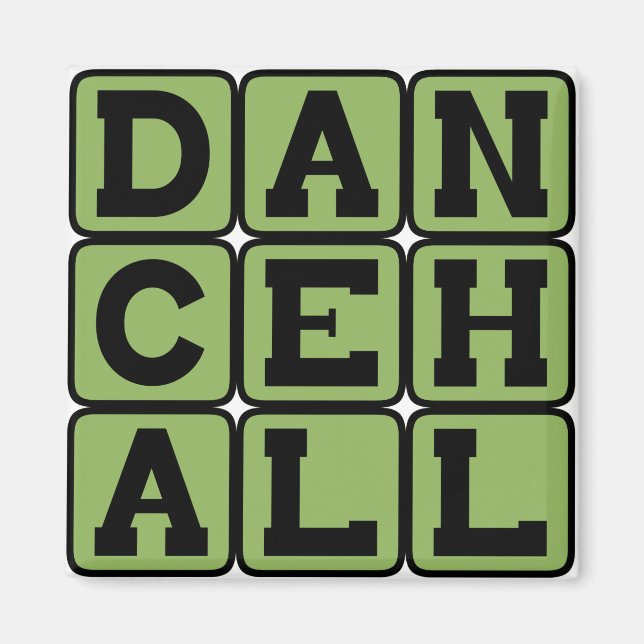 Dancehall, Music Genre Magnet (Vorne)