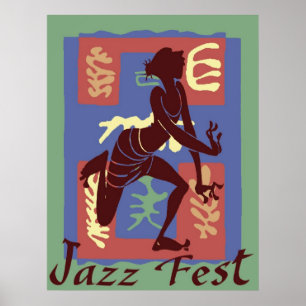 Dancer beim Jazz Festival, Matisse Style Poster