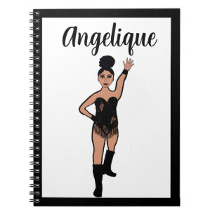 Dancer Black Fringe Notebook #2 Notizblock