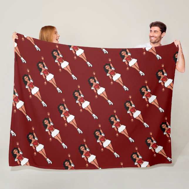 Dancer Fleece Blanket Red Spark #2 (Beispiel)