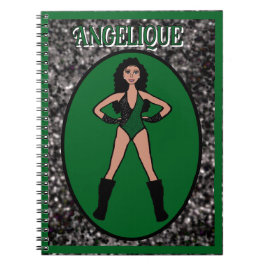 Dancer Green Black Notebook #2 Notizblock