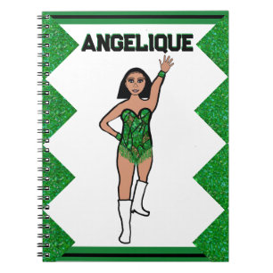 Dancer Green Fringe Notebook # 2 Notizblock