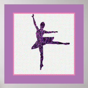 Dancer Imitate Sparkle Tiny Dot Poster