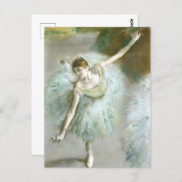 Dancer in Green, Edgar Degas Postkarte
