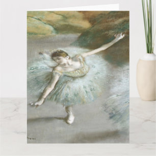 Dancer in Green von Edgar Degas Karte