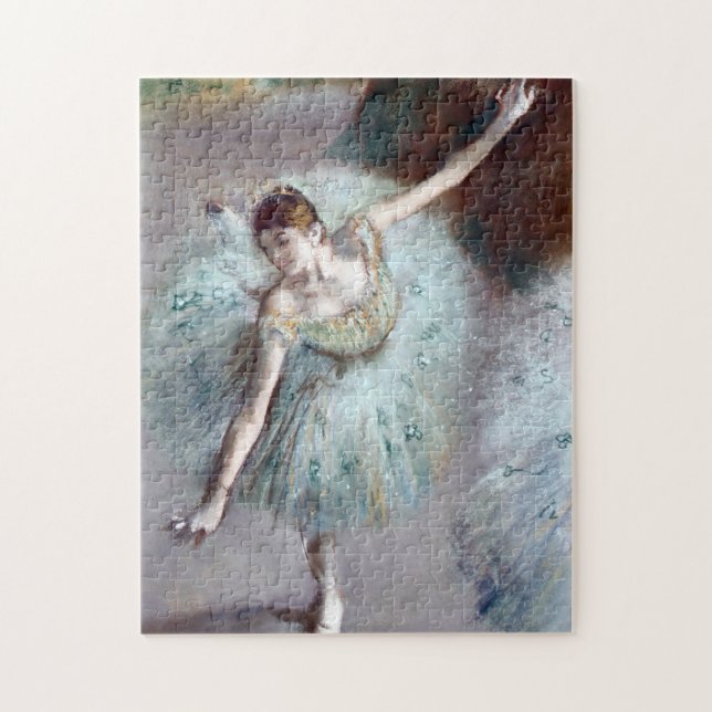 Dancer in Green von Edgar Degas Puzzle (Vertikal)